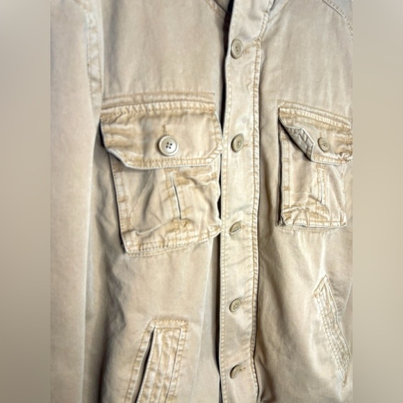 Aeropostale Men’s Chore Barn Utility Coat Full Zip Sherpa Lined Size Large - Picture 6 of 14